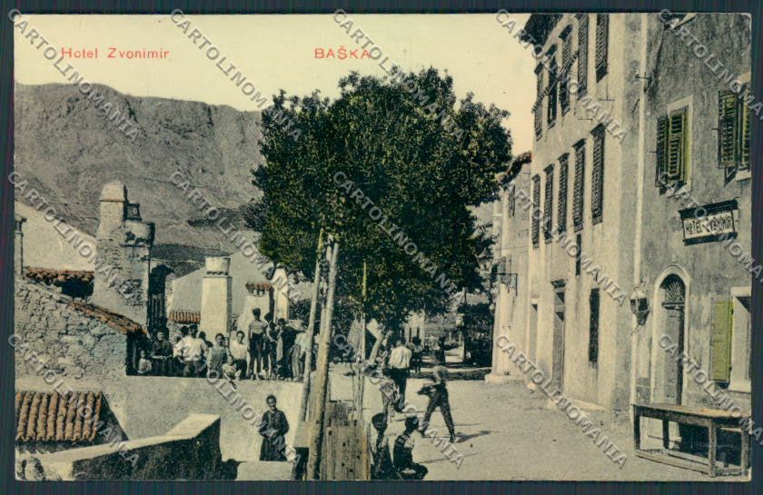 Croazia Croatia Baska cartolina RB4297 – fronte