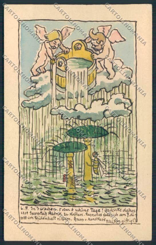 Pilz paint wiener secession postcard cartolina RB4339 – fronte