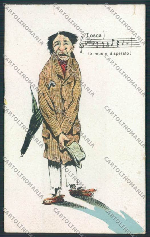 Puccini Tosca cartolina RB4357 – fronte