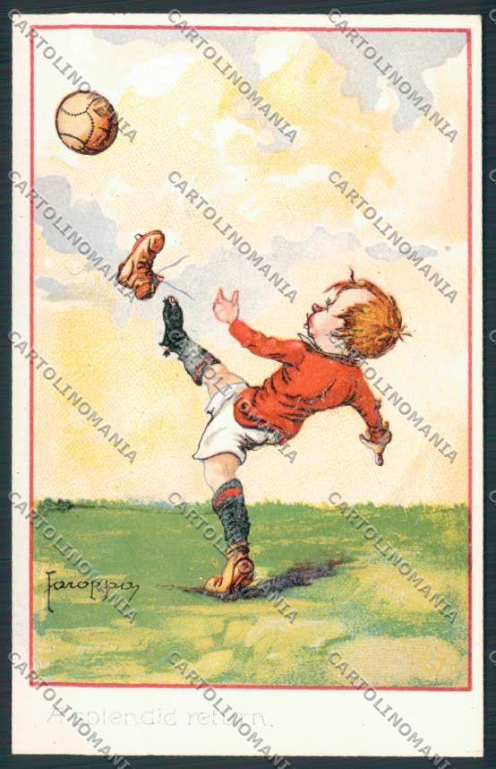 Sport Calcio Faroppa postcard cartolina RB4363 – fronte