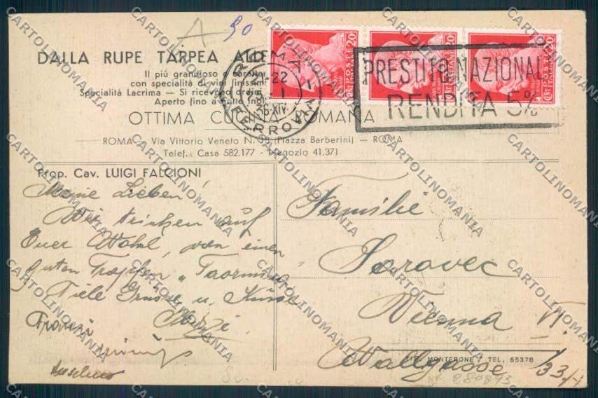 Roma città cartolina RB4399 – retro