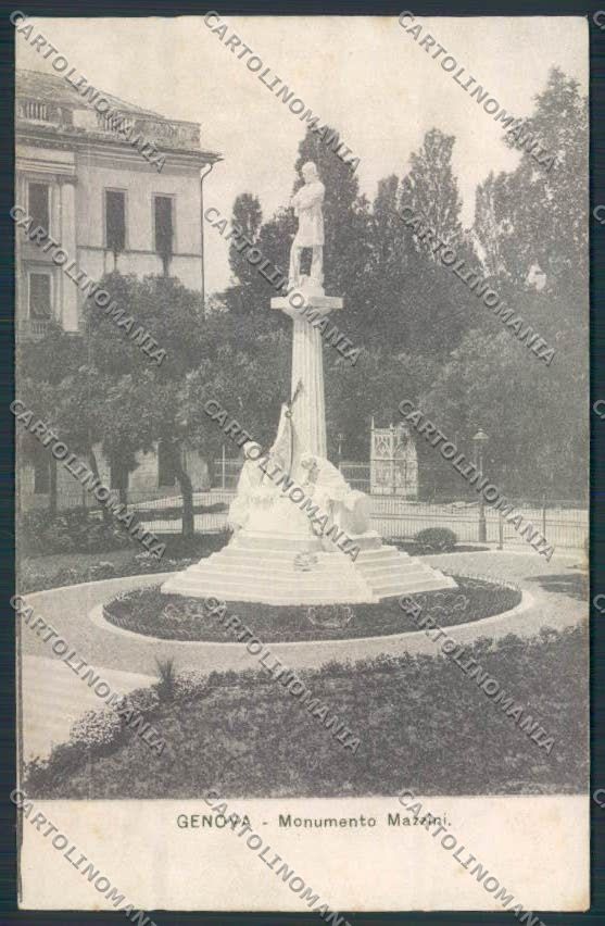 Genova città Mazzini cartolina RB4404 – fronte