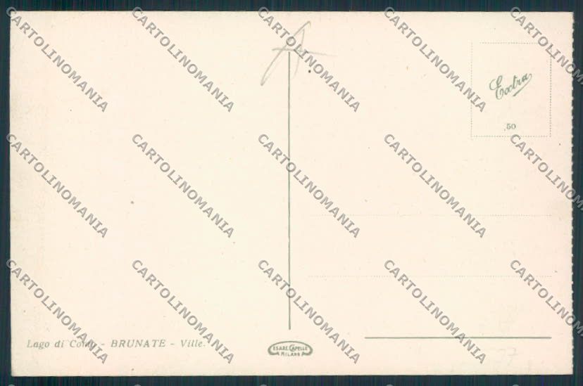 Como Brunate cartolina RB4413 – retro