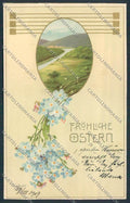 Art Nouveau Liberty Augurale postcard cartolina RB4415 – fronte