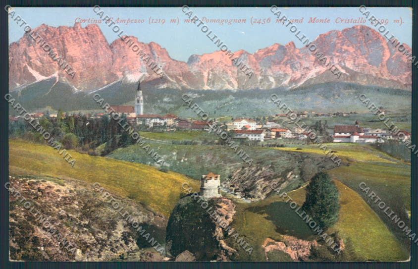 Belluno Cortina cartolina RB4435 – fronte