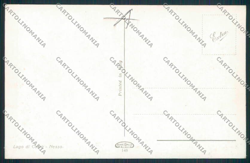 Como Nesso cartolina RB4449 – retro