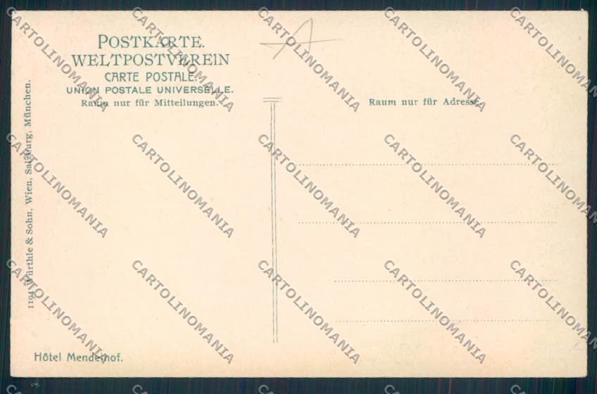 Trento Mendola cartolina RB4474 – retro