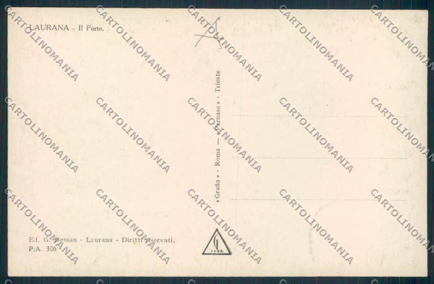 Croazia Croatia Laurana Foto cartolina RB4494 – retro