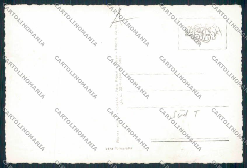 Bolzano Lago Costalovara Foto cartolina RB4497 – retro
