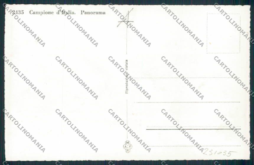 Como Campione Foto cartolina RB4503 – retro