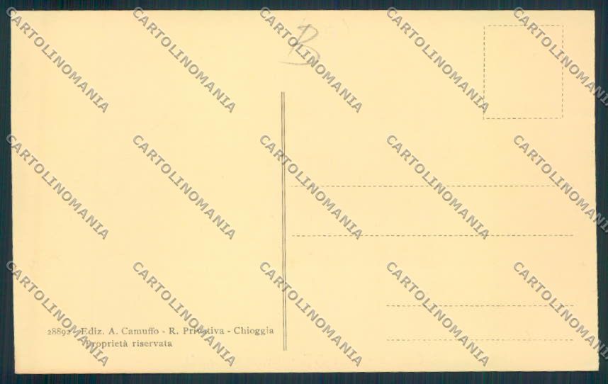 Venezia Chioggia cartolina RB4516 – retro