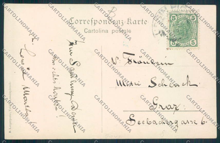 Croazia Croatia Lussinpiccolo cartolina RB4557 – retro