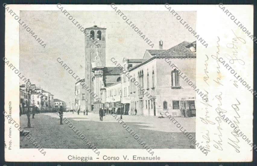 Venezia Chioggia cartolina RB4588 – fronte