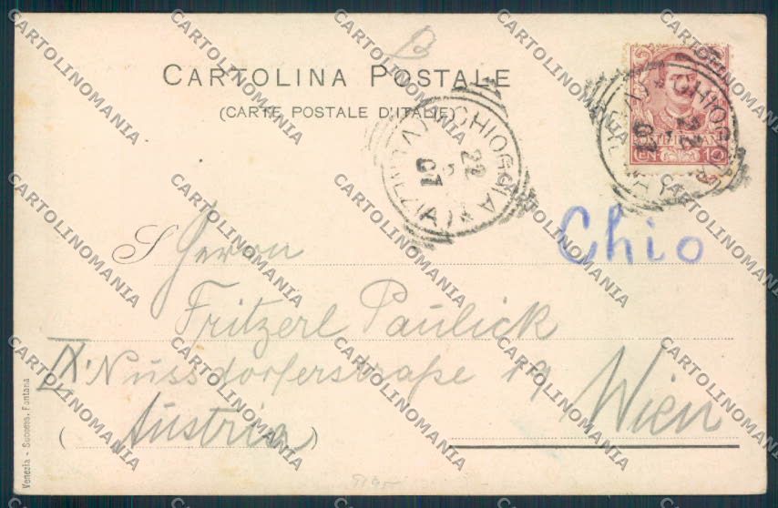 Venezia Chioggia cartolina RB4588 – retro