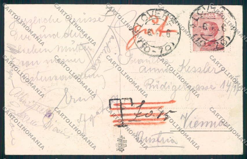 Bergamo Vilminore cartolina RB4629 – retro