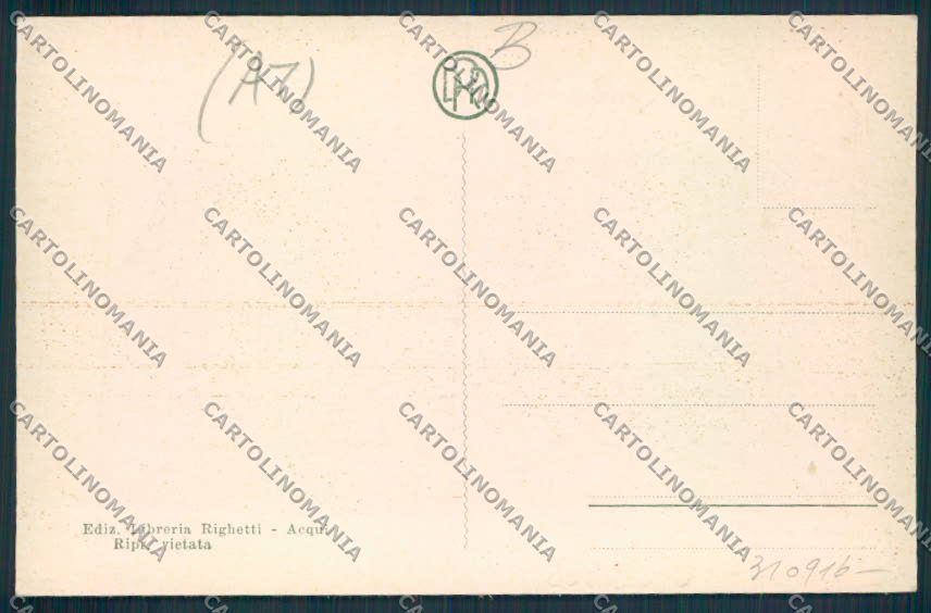 Asti Castelletto Molina cartolina RB4641 – retro