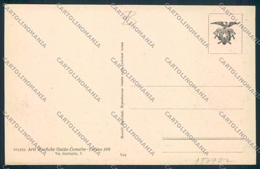 Torino Usseglio Piano di cartolina RB4671 – retro