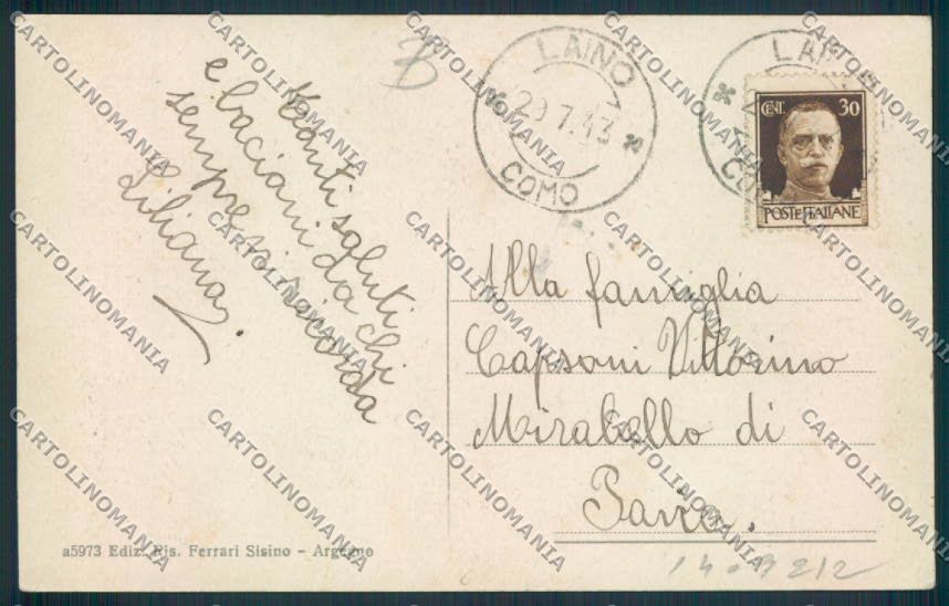 Como Ponna Superiore cartolina RB4679 – retro