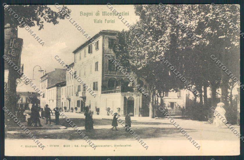 Pistoia Montecatini cartolina RB4697 – fronte