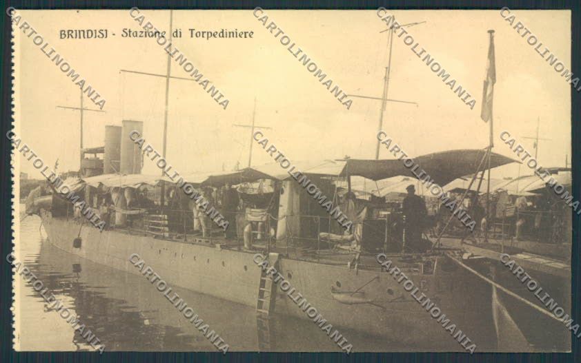 Brindisi Torpediniere cartolina RB4726 – fronte