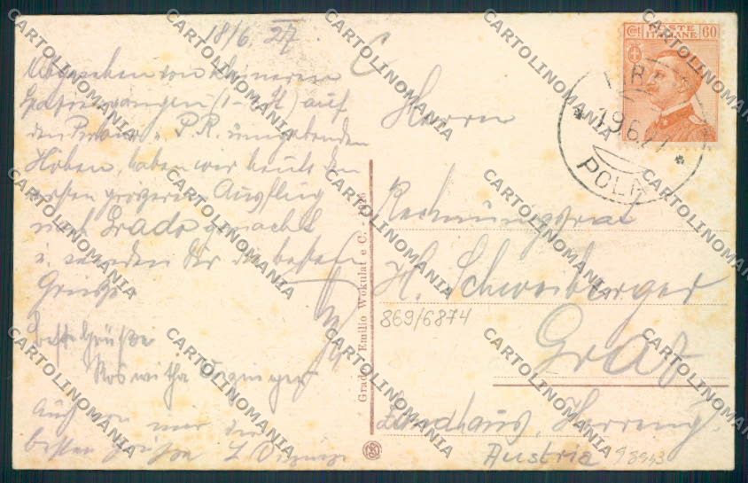 Gorizia Grado cartolina RB4748 – retro