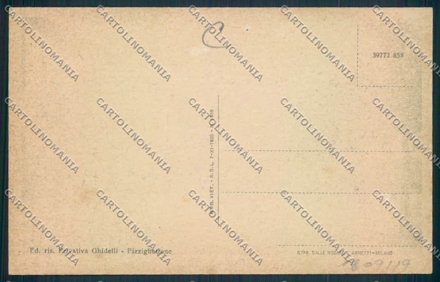 Cremona Gera Pizzighettone ABRASA cartolina RB4794 – retro