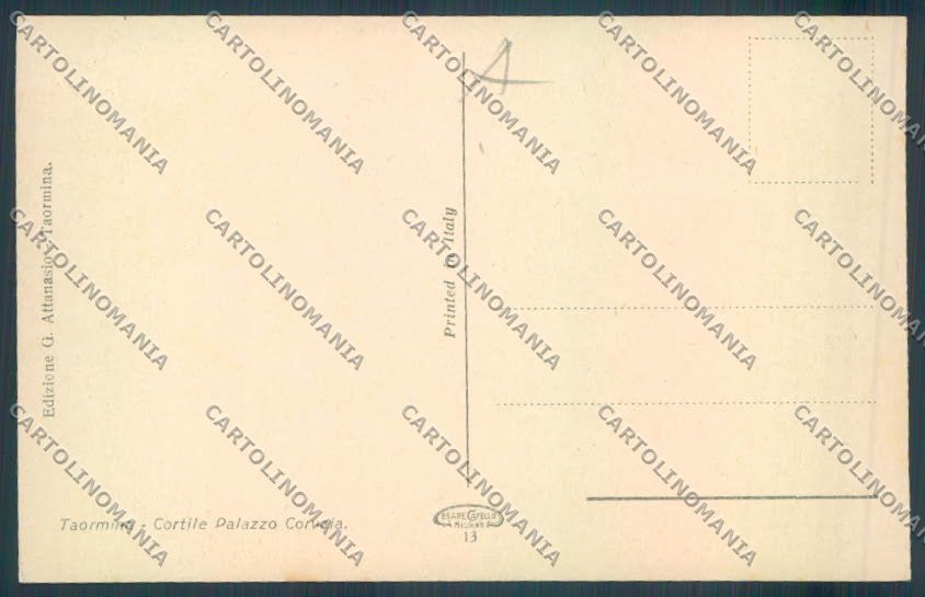 Messina Taormina cartolina RB4851 – retro