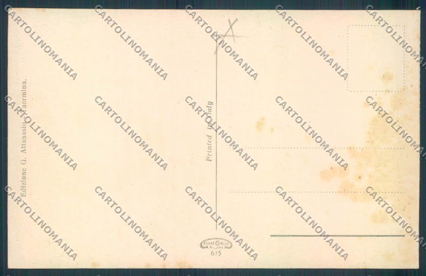 Messina Taormina cartolina RB4856 – retro