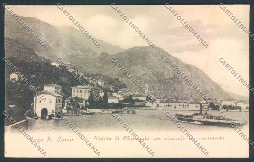 Como Menaggio Battello cartolina RB4865 – fronte