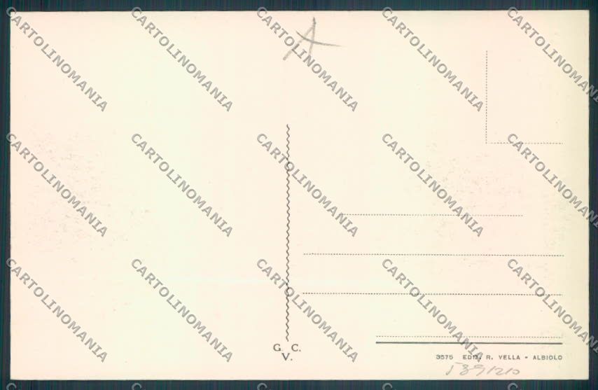 Como Albiolo cartolina RB4876 – retro