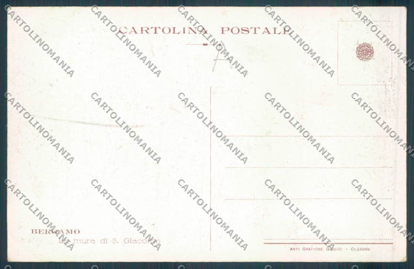 Bergamo Città cartolina RB4894 – retro