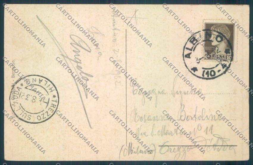 Bergamo Selvino cartolina RB4907 – retro