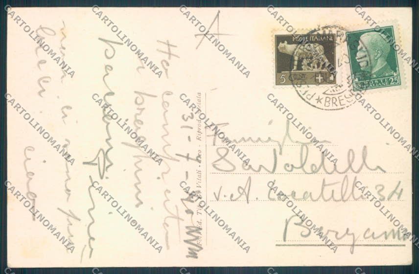 Brescia Monte Isola Peschiera Maraglio cartolina RB4911 – retro