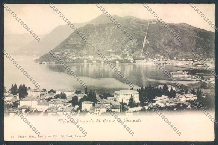 Como Brunate STRAPPINO cartolina RB4919 – fronte