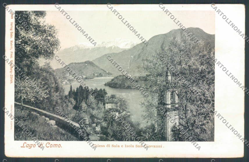 Como Sala Isola San Giovanni cartolina RB4922 – fronte