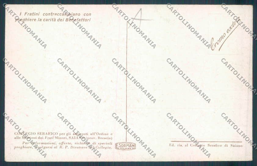 Brescia Saiano cartolina RB4929 – retro