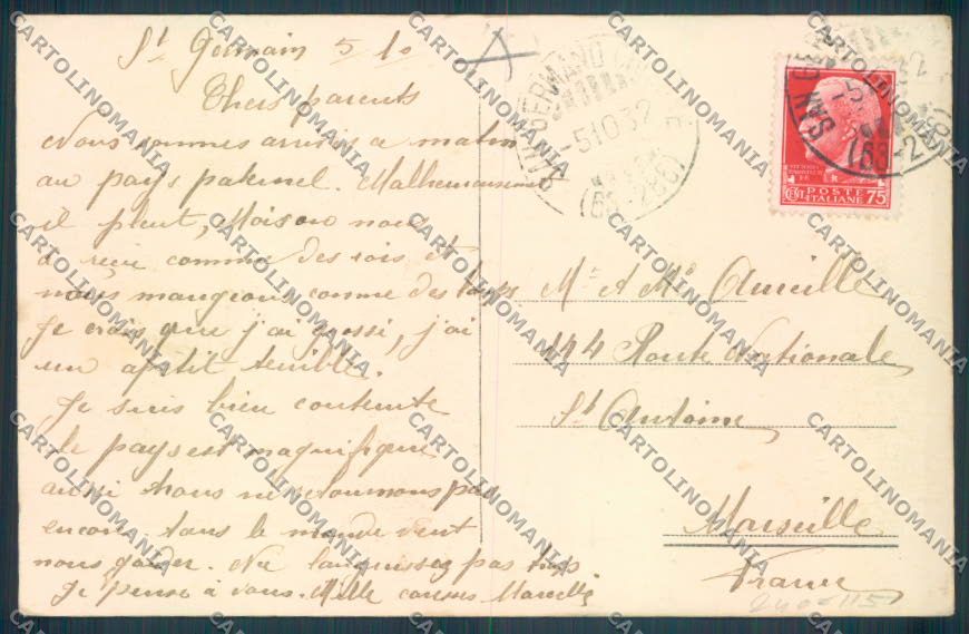 Torino San Germano Chisone cartolina RB4931 – retro