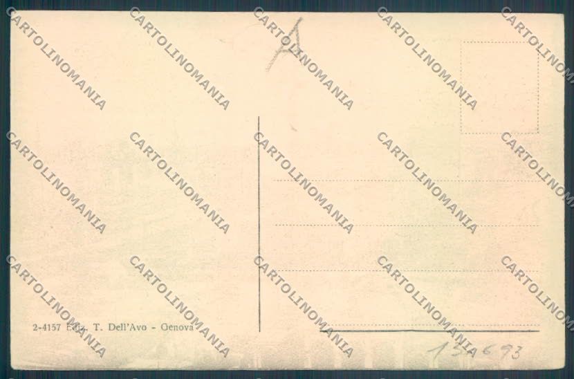 Genova Città Piroscafo cartolina RB4949 – retro