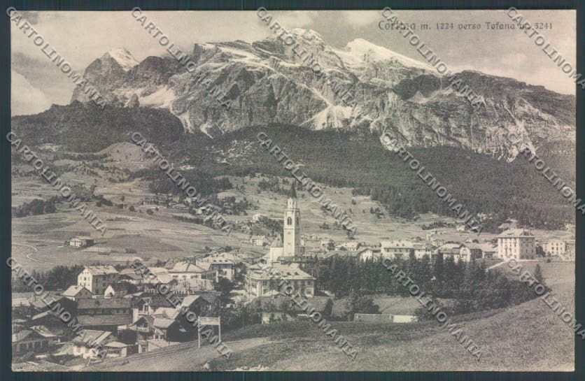 Belluno Cortina d'Ampezzo cartolina RB4953 – fronte