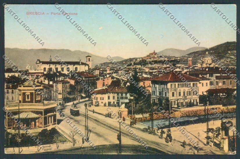 Brescia Città Tram cartolina RB4964 – fronte