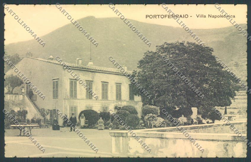 Livorno Portoferraio Isola d'Elba Napoleone cartolina RB4975 – fronte