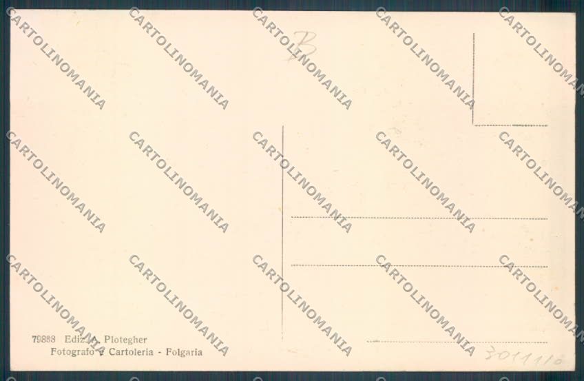 Trento Folgaria cartolina RB4979 – retro