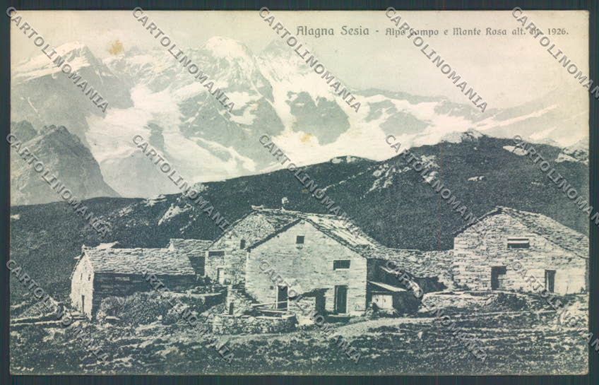 Vercelli Alagna Sesia cartolina RB4999 – fronte