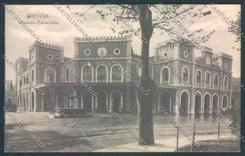 Brescia Città Stazione cartolina RB5032 – fronte