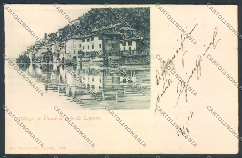 Svizzera Lugano Gandria cartolina RB5039 – fronte