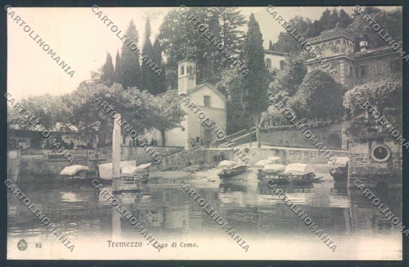Como Tremezzo Barca cartolina RB5046 – fronte
