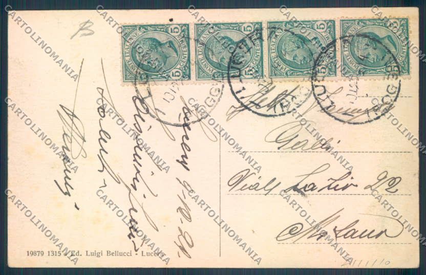Foggia Lucera cartolina RB5049 – retro