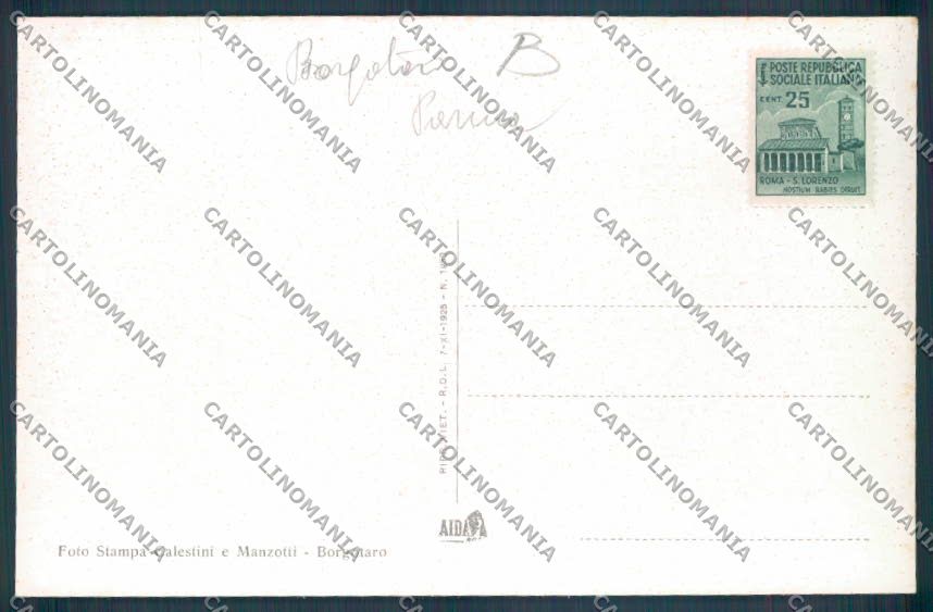 Parma Spalavera cartolina RB5055 – retro