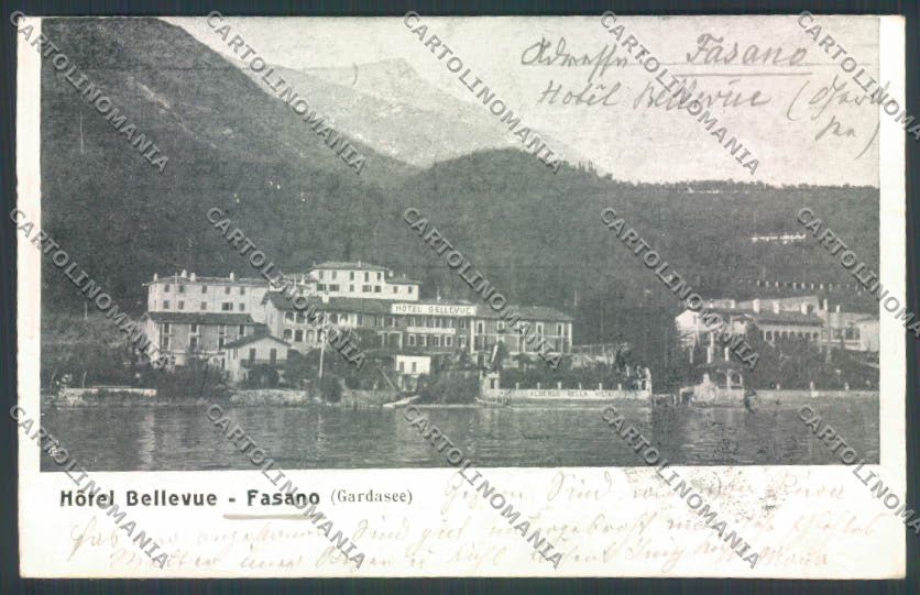 Brescia Gardone Riviera Fasano cartolina RB5062 – fronte