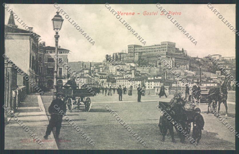 Verona Città Carrozza cartolina RB5076 – fronte